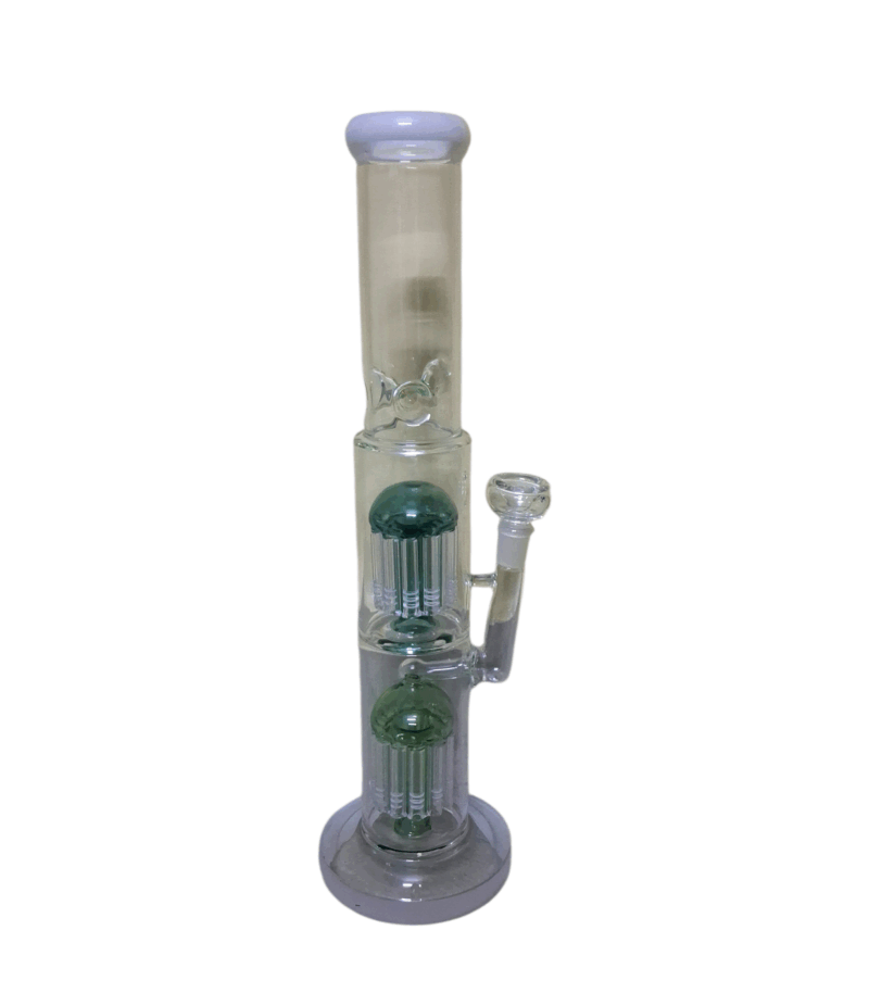 16 Inch Heavy Glass Bong With double perculator