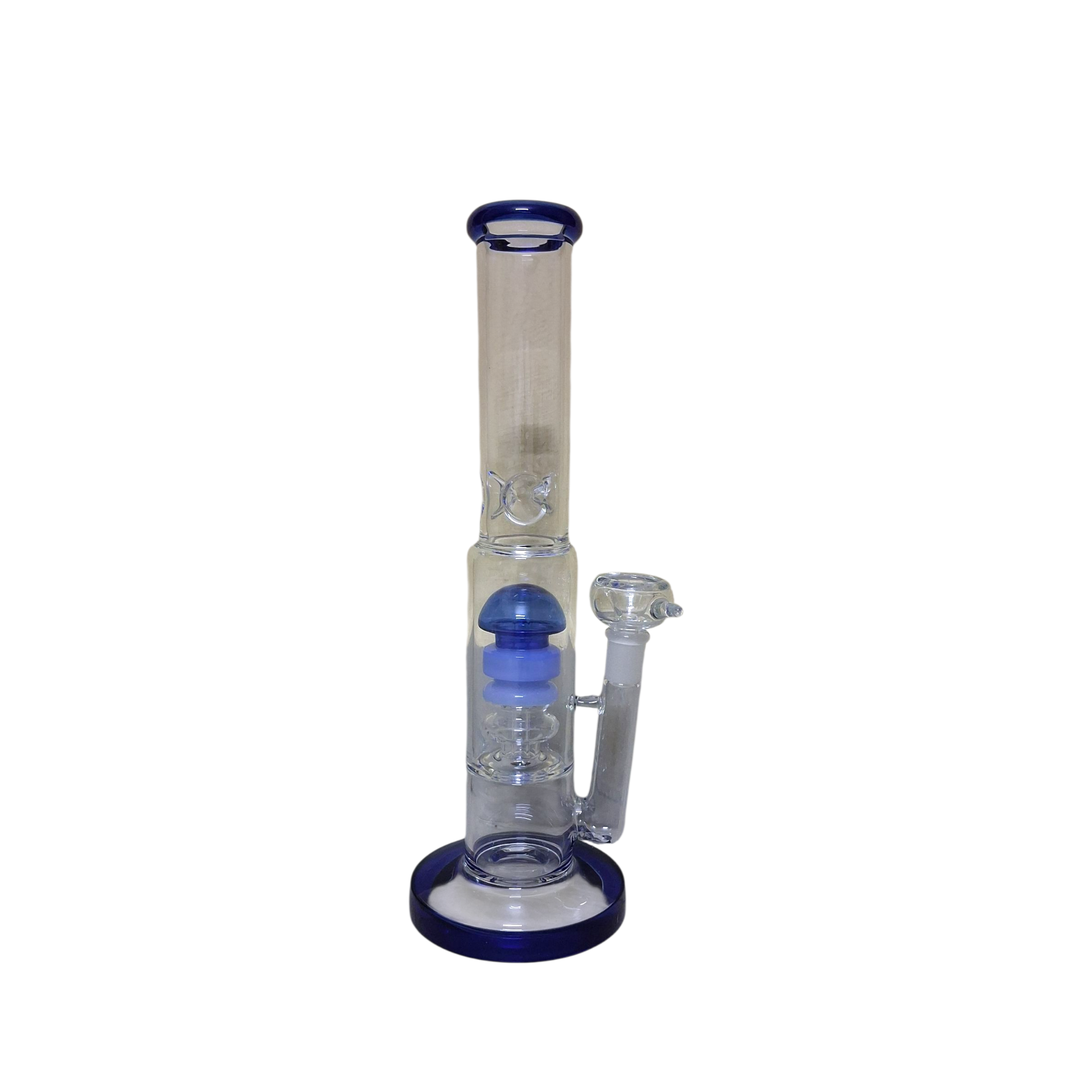 12 Inch Heavy Strong Glass Bong With Perculator - Image 3