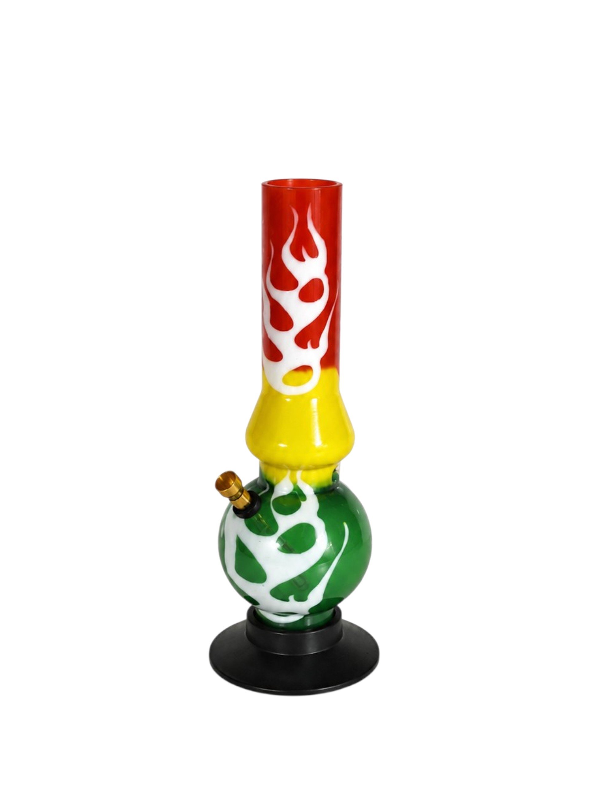 12 Inch Acrylic Bong with printed designs