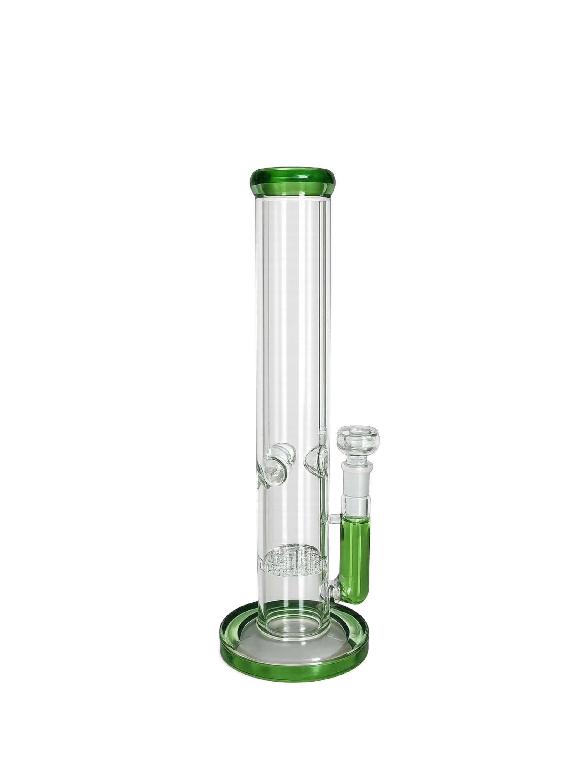 12 Inch Heavy Strong Glass Bong With Honeycomb filter