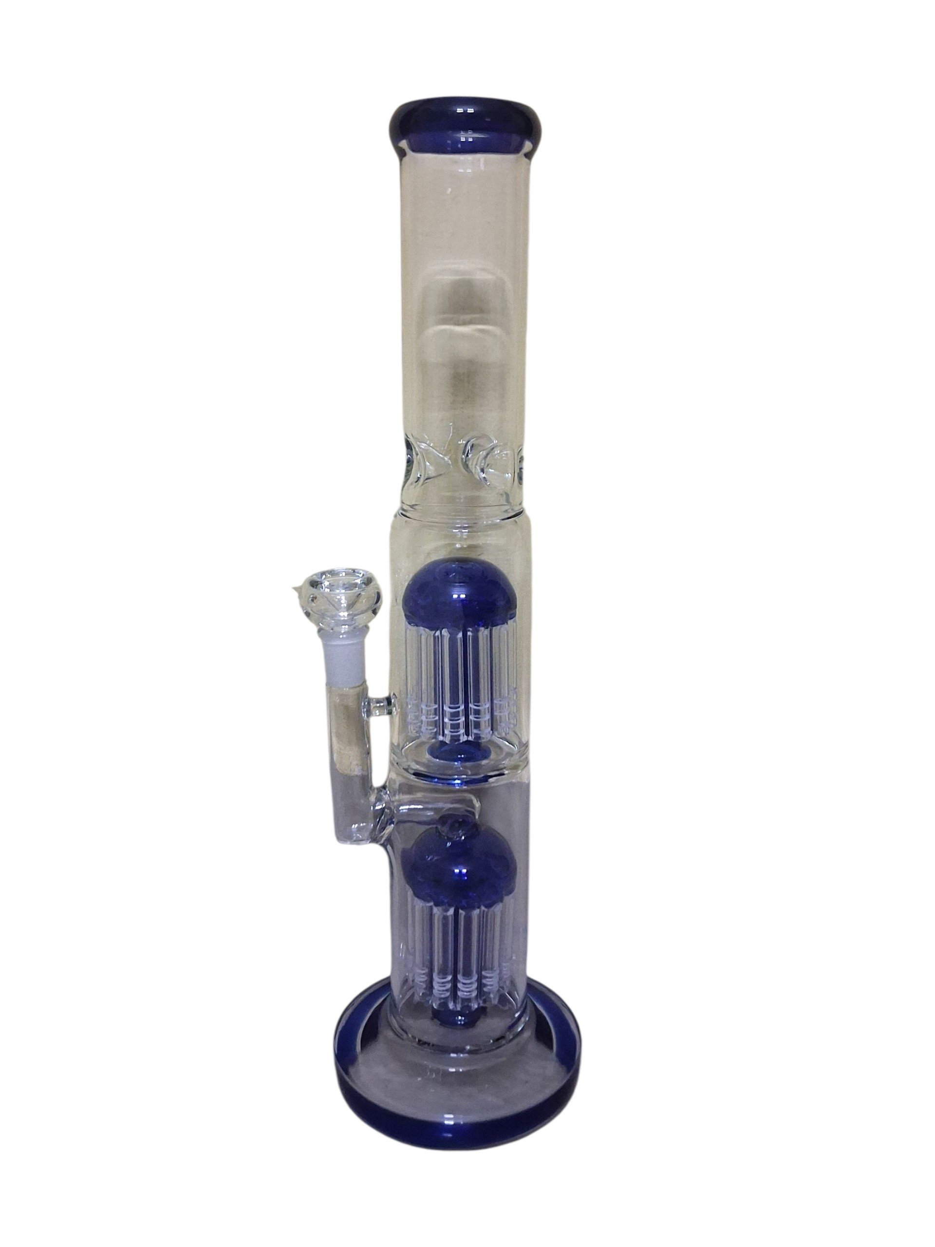 16 Inch Heavy Strong Glass Bong With Double Perculators - Image 3