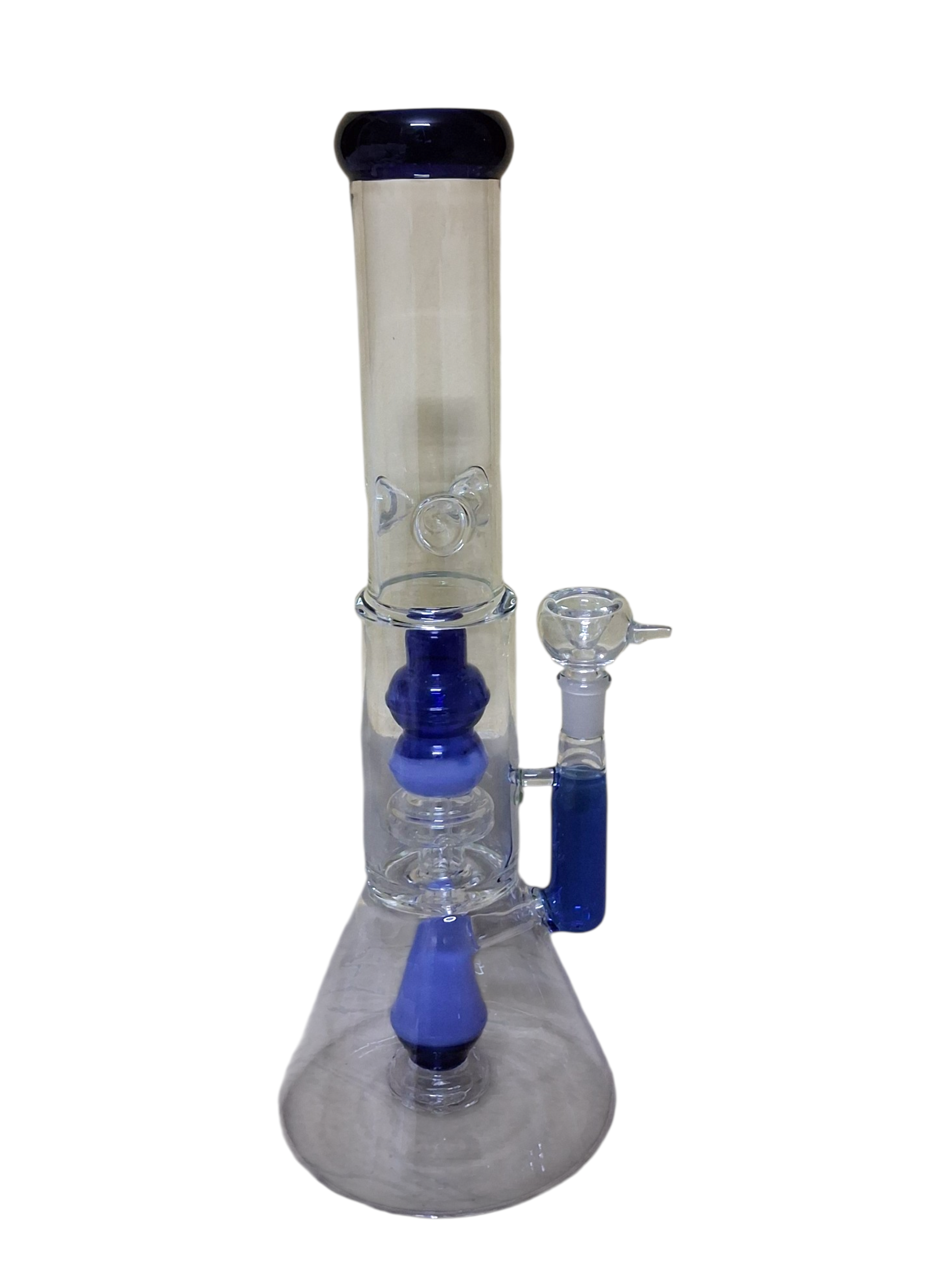 16 Inch Heavy Glass Bong With Double Perculators